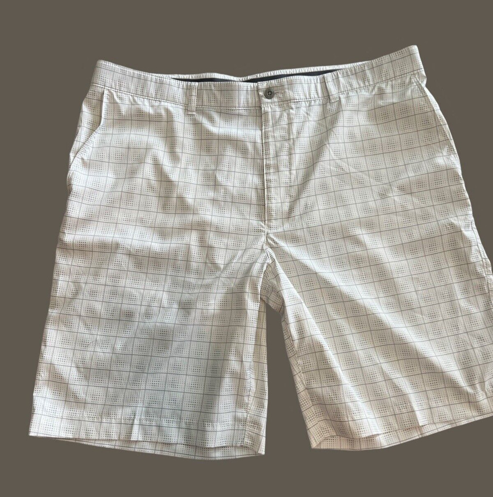 PGA TOUR Golf Shorts. 10" Inseam, Tan| Men's Size: 40